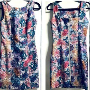 H&M Size 6 Bodycon Sleeveless Floral Sheath Dress